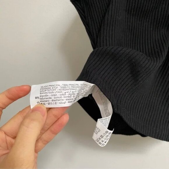 Zara Sweetheart Knit Top S - Picture 5 of 6